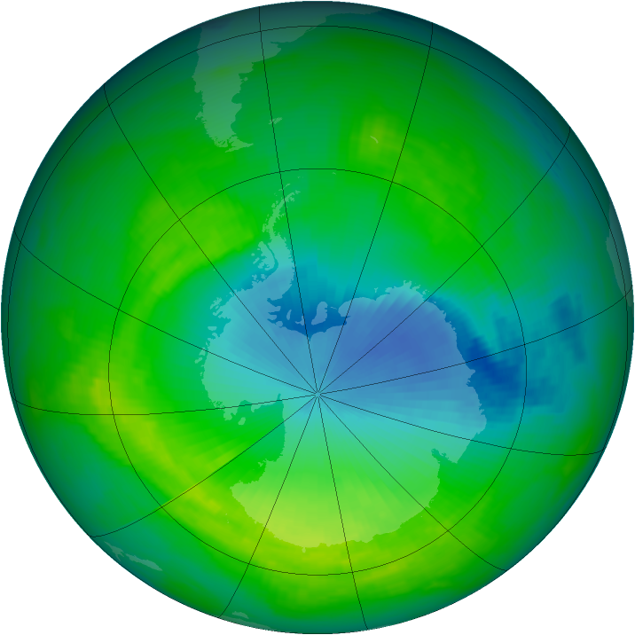 Ozone Map 1984-11-14